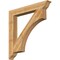 Ekena Millwork Westlake Traditional Rough Sawn Bracket, Western Red Cedar, 6"W x 48"D x 48"H BKT06X48X48WTL01RWR - alternate 1